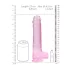 RealRock - realistische dildo - transparant pink - 22 cm