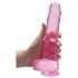 REALROCK - transparant realistisch dildo - roze (22cm)