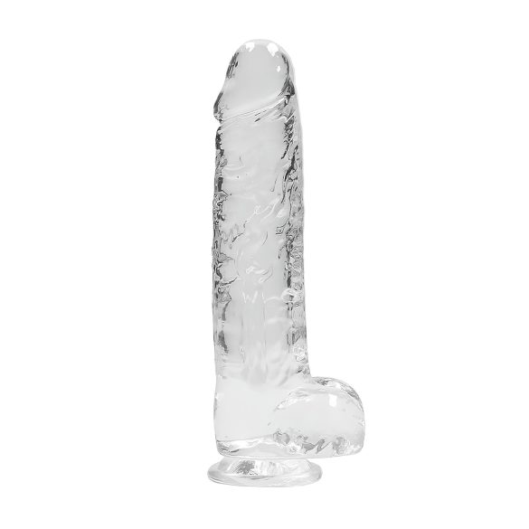 RealRock - realistische dildo - transparant - 22 cm