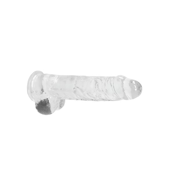 RealRock - realistische dildo - transparant - 22 cm