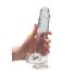 RealRock - realistische dildo - transparant - 22 cm