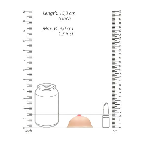 Titty - zeep borsten - natuurlijk - 95g