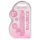 REALROCK - transparante levensechte dildo - roze (15cm)
