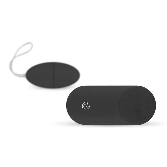 EasyToys - draagbaar radio‑vibratie ei met 7 ritmes (zwart)