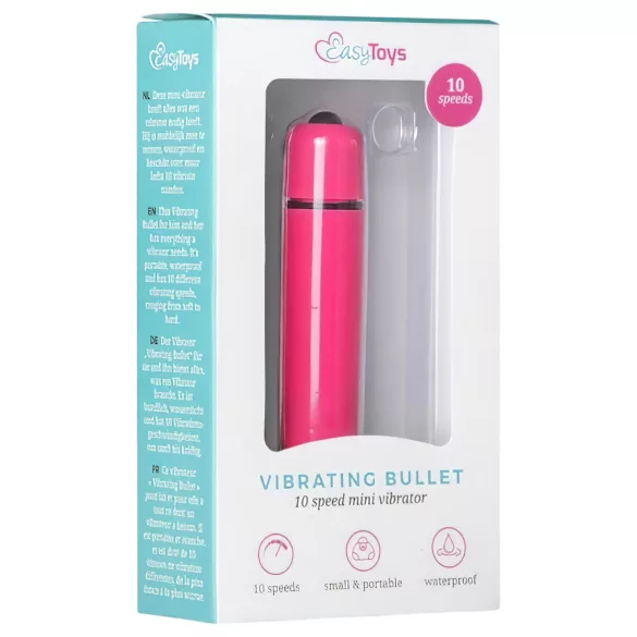 Easytoys - mini vibrator - waterdicht - roze