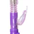 Easytoys Butterfly - vibrator met rotatie en stootfunctie - siliconen - paars