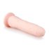 Easytoys - zuignap 100% siliconen dildo (21 cm) - natuurkleur