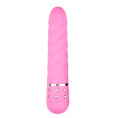 Easytoys Diamond - vibrator staaf getwist - siliconen pink