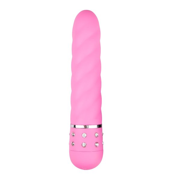 Easytoys Diamond - vibrator staaf getwist - siliconen pink