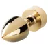 Easytoys Fox NO13 - metalen buttplug met vossenstaart - goud-wit