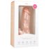 Easytoys - zuignap dildo met ballen (17,5 cm) - naturel