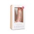 Easytoys - zuignap dildo met ballen (20cm) - huidkleurig