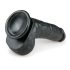 Easytoys - Zwarte dildo met zuignap en teelballen (20cm)