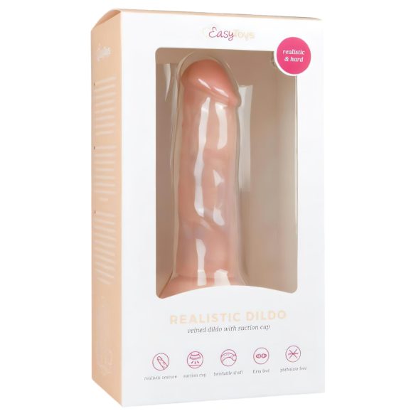 Easytoys - realistische dildo met zuignap - 15,5 cm - huidskleur