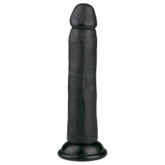 Easytoys - realistische zuignap dildo (20,5 cm) - zwart