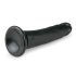 Easytoys - levensechte dildo met zuignap (20,5 cm) - zwart