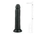 Easytoys - levensechte dildo met zuignap (20,5 cm) - zwart