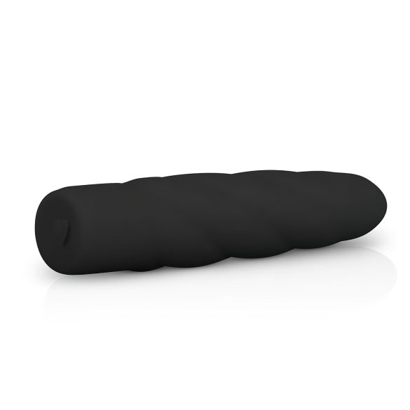 Easytoys Power Vibe - vibrator staaf - getwist - siliconen zwart