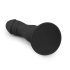 Easytoys - eikelvormige dildo met zuignap (zwart)