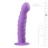 Easytoys - dildo met zuignap - golvend - siliconen - paars