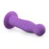 Easytoys - dildo met zuignap - golvend - siliconen - paars