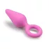 Easytoys - anale plug - klein formaat - siliconen roze