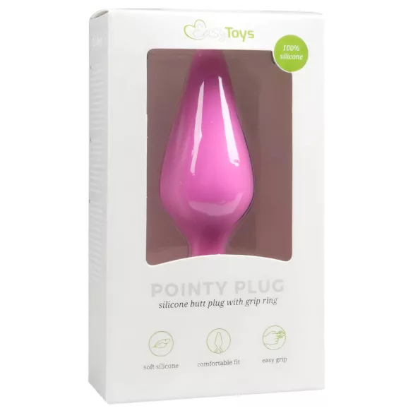 Easytoys - anale plug - klein formaat - siliconen roze