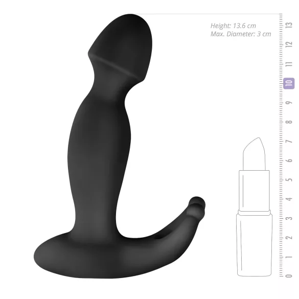 Easytoys Pounding Pete - prostaat vibrator - siliconen - zwart