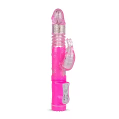  Easytoys Bunny - rabbit vibrator - duwfunctie - siliconen - roze