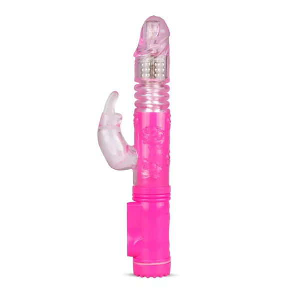 Easytoys Bunny - rabbit vibrator - duwfunctie - siliconen - roze