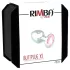 Rimba XS - metalen buttplug met roze steen (zilver)
