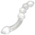 Rimba Dolly - golvende, transparante glazen anale dildo