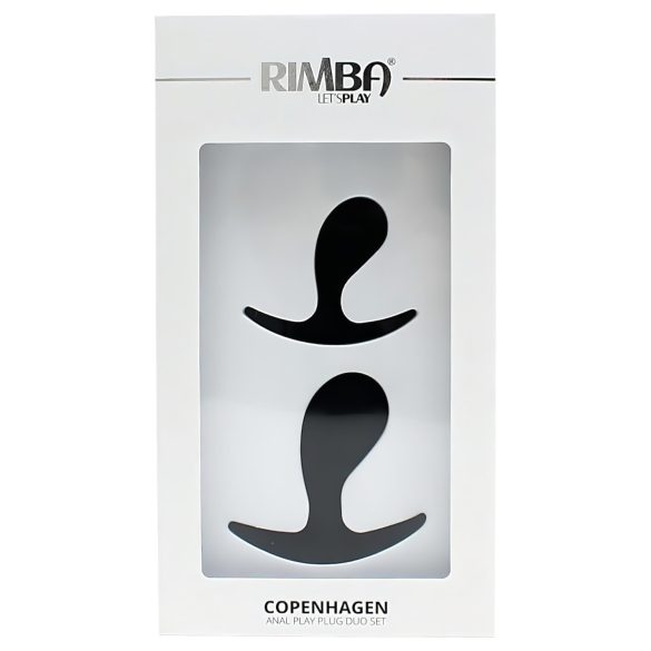 Rimba Copenhagen - anaal plug set - zwart - 2 stuks
