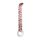 Rimba Sammy - G-punt glazen dildo (transparant patroon)