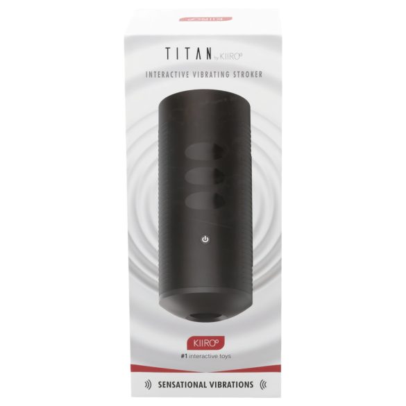 Kiiroo Titan - interactieve masturbator - zwart