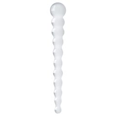 Gildo Glass No. 20 - glazen dildo met ribbels - transparant
