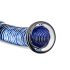 Gildo Glass No. 5 - Spiralvormig glas dildo (transparant-blauw)
