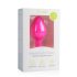 Easytoys Diamond - anaalplug met witte steen - medium - roze