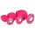 Easytoys Diamond - anaal plug set - siliconen - roze