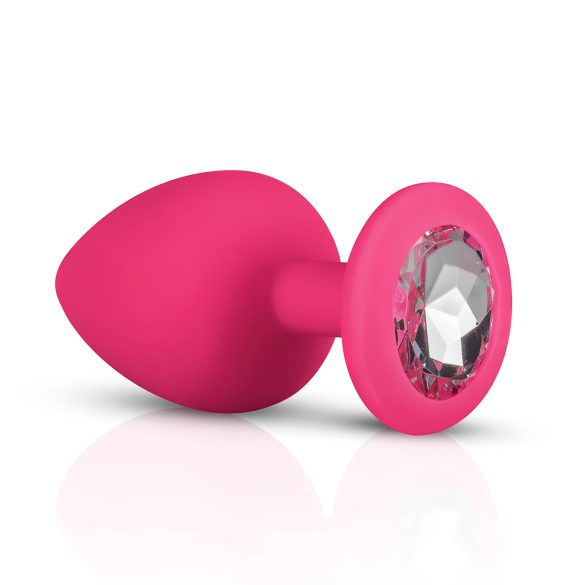 Easytoys Diamond - anaal plug set - siliconen - roze