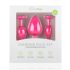 Easytoys Diamond - anaal plug set - siliconen - roze