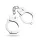 EasyToys - handboeien - metaal - zilver