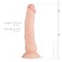 Real Fantasy Dylan - levensgetrouwe dildo - 23cm (natuurlijk)