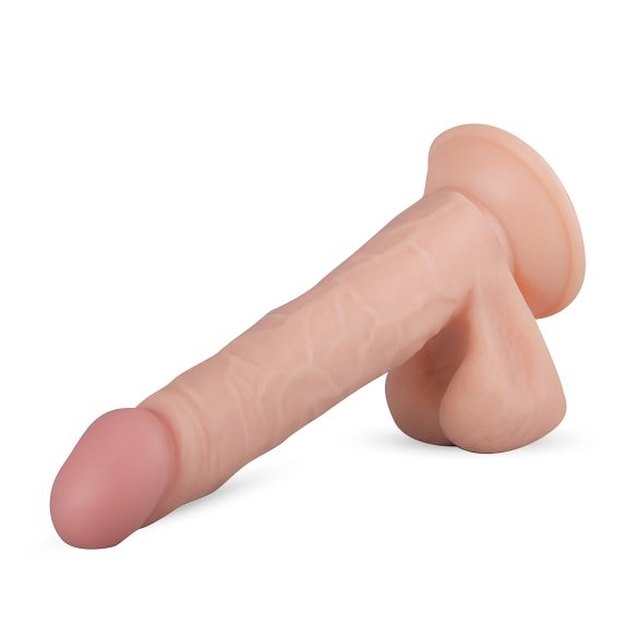 Real Fantasy Felix - realistische dildo met ballen - 22cm - huidkleur
