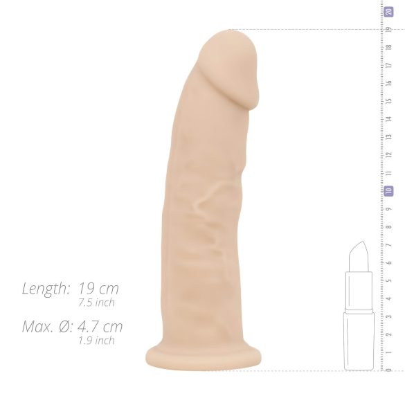 Real Fantasy Parker - realistische dildo - 19cm - huidkleur