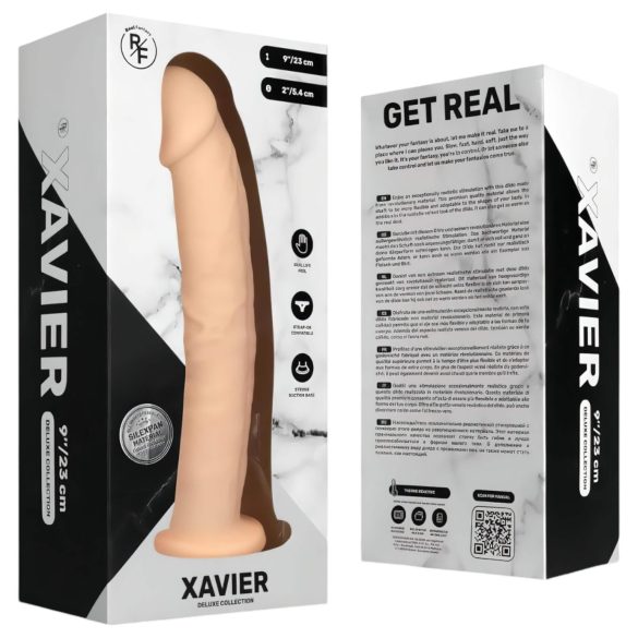 Real Fantasy Xavier - realistische dildo - 23 cm - huidskleur