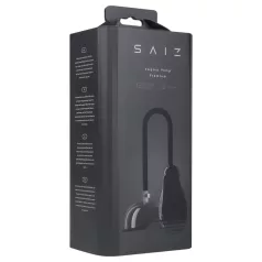 Saiz Premium - automatische vaginapomp - transparant zwart