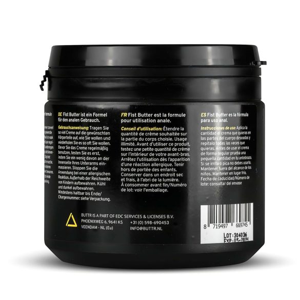 BUTTR - Fisting boter - Glijmiddel voor fistsex - 500ml