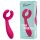 Easytoys Couple - oplaadbare waterdichte duo vibrator - siliconen - roze