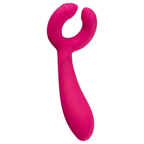 Easytoys Couple - oplaadbare waterdichte duo vibrator - siliconen - roze